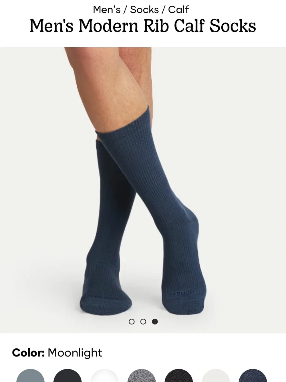 Bombas Moonlight Crew Socks - Size Large